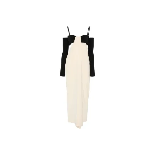 NANUSHKA Bandeau Draped Maxi Dress