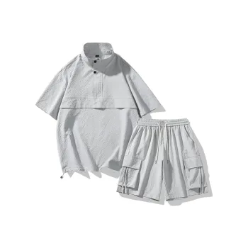Warrior Huichao Riding The Wind Collection Casual Suit Unisex Gray