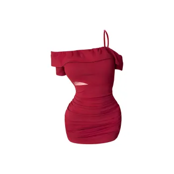 IQC Slip Dresses Women's Red