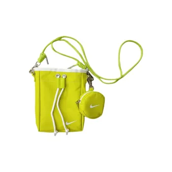 Nike Cell Phone Headphone Shoulder Bag, Crossbody Bag Regular Unisex Green