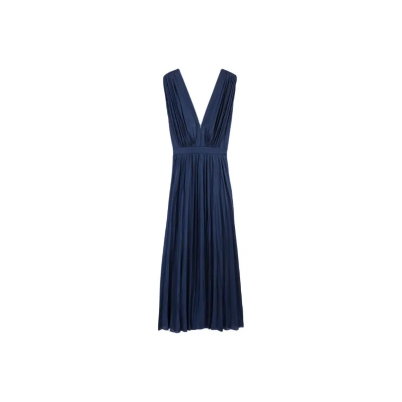 Maje Pleated Maxi Dress-0