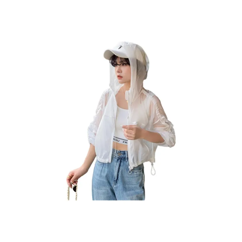 Mu Xiao Xin Cropped Coat Women's-0