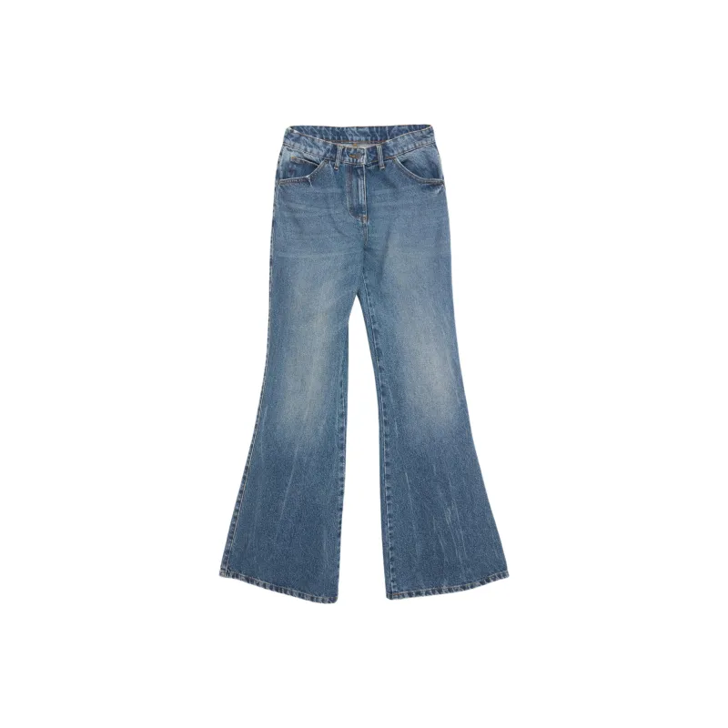 NASTY GAL The Denim Flare Jean Jeans Women's Vintage Washable-0