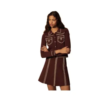 Sandro Casual Short Skirts Women's Burgundy