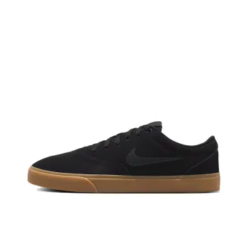 Nike Charge Anti Slip Wear Resistant Low Top Skateboard Shoes Men's Black