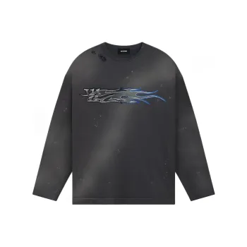 WE11DONE T Shirt Unisex Charcoal