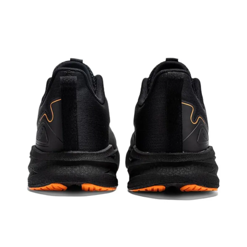 361° Wear resistant And Lightweight Low Top Casual Running Shoes Men's Black Orange-5