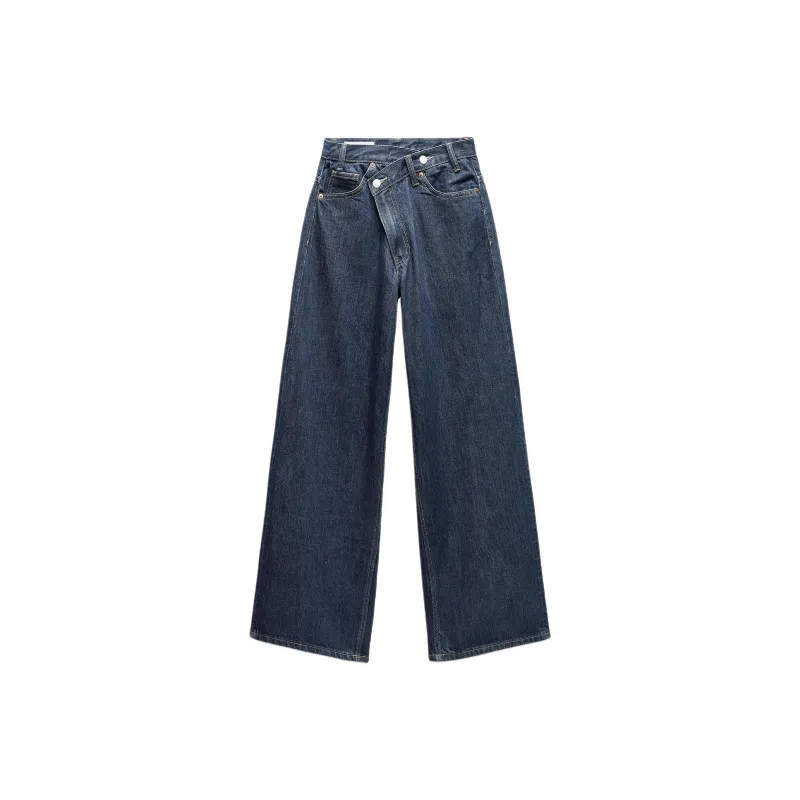 ZARA Trf Jeans Women's Dark Indigo-0