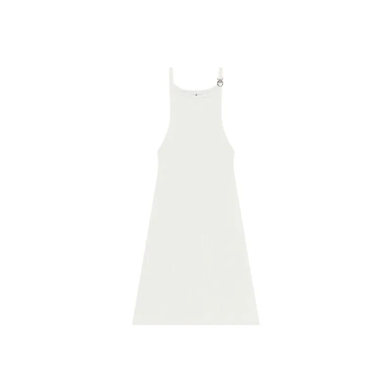 Courrèges Buckle detail Ribbed Dress-0