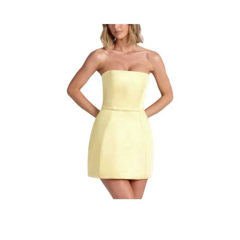 OH POLLY HAISLEY Sleeveless Dress Women's Lemon Sherbet-0
