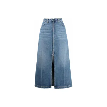 PHILOSOPHY DI LORENZO SERAFINI Denim Short Skirts Women's Blue