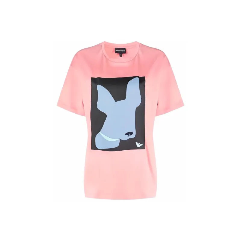 EMPORIO ARMANI T Shirts Women's Pink-0