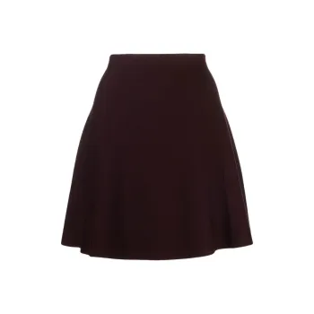 THEORY Casual Short Skirts Women's Red Brown
