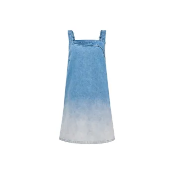 Lost In Echo Slip Dresses Women's Gradient Blue