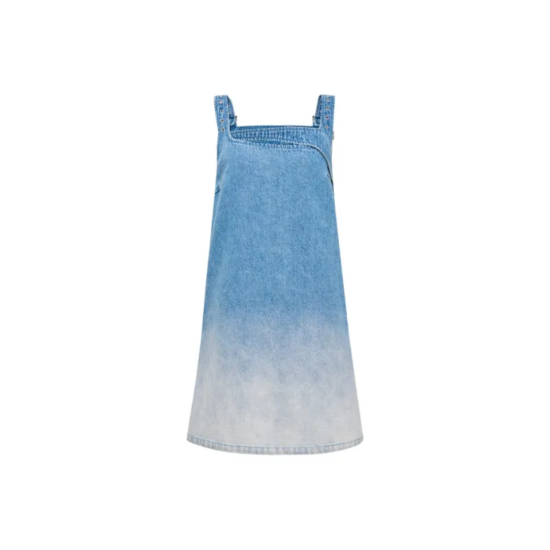 Lost In Echo Slip Dresses Women's Gradient Blue-0