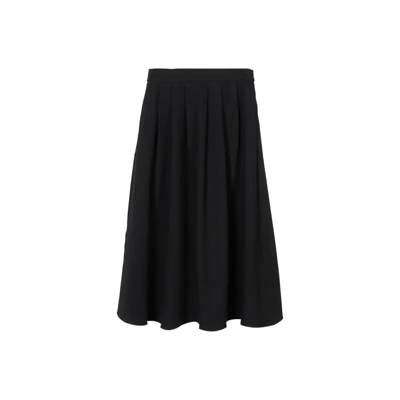 MISSSHINE Casual Long Skirts Women's Black-0