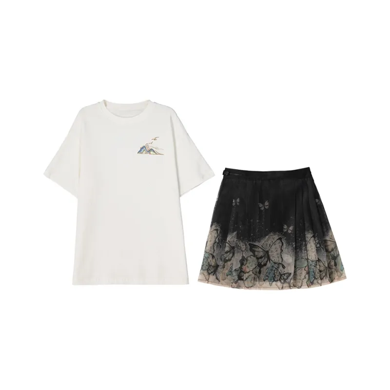 SNBL Two Piece Skirt Sets Women's-2