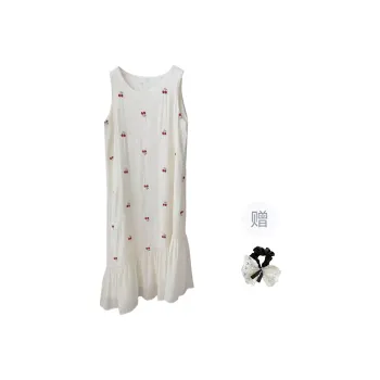TUSHIFEI Sleeveless Dress Women's Image Color+Hair Tie Included