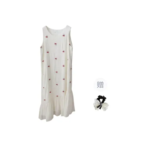 TUSHIFEI Sleeveless Dress Women's Image Color+Hair Tie Included