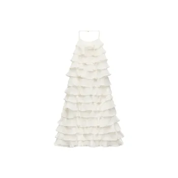 ZARA Slip Dresses Women's White