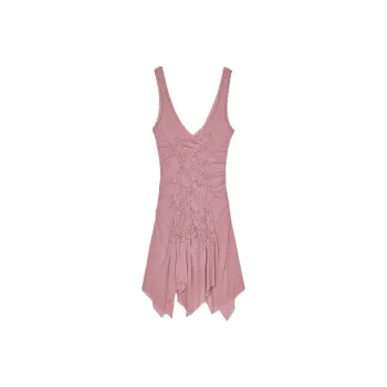 ZARA Sleeveless Dress Women's Pink