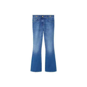 VERSACE Medusa Logo Flared Jeans