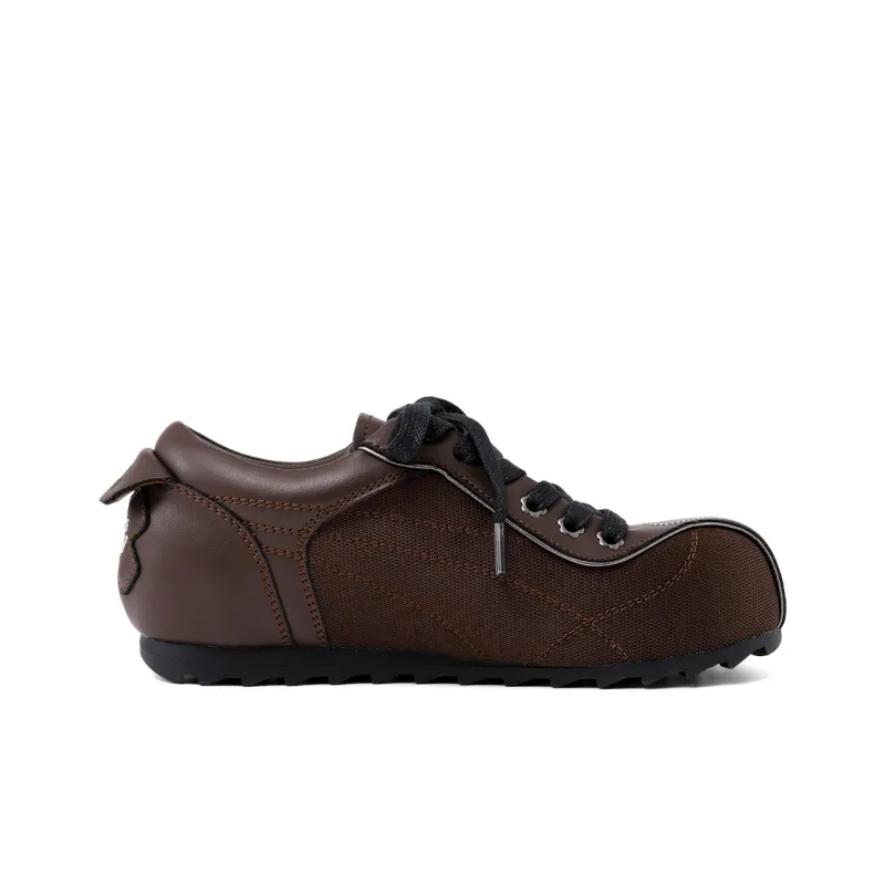 SOAP OPERA Slip Resistant Height Increasing Low Top Casual Shoes Unisex Brown-2