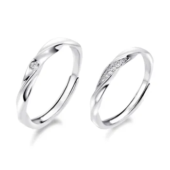 COPI Synthetic Cubic Zirconia Rings Unisex