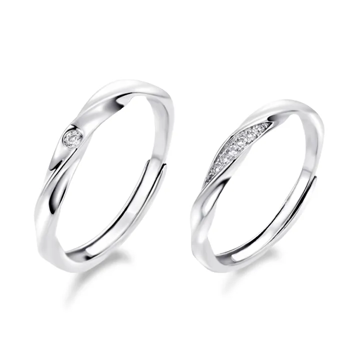 COPI Synthetic Cubic Zirconia Rings Unisex-0