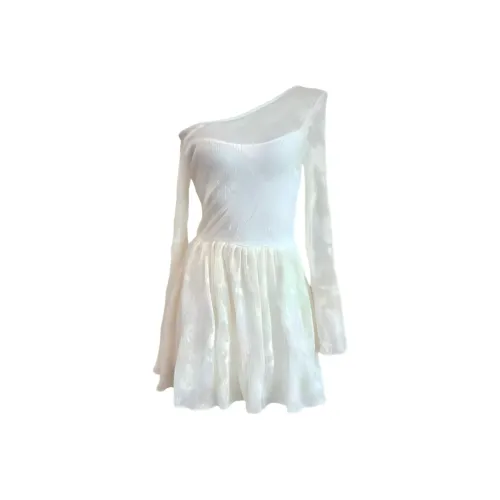 Incolore Long Sleeved Dress Women's White