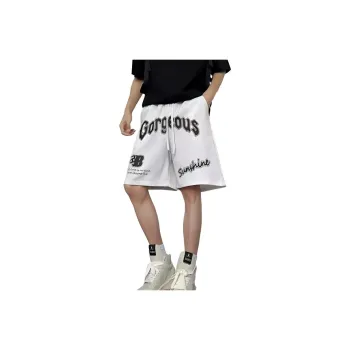 OKPI Casual Shorts Unisex White Gray