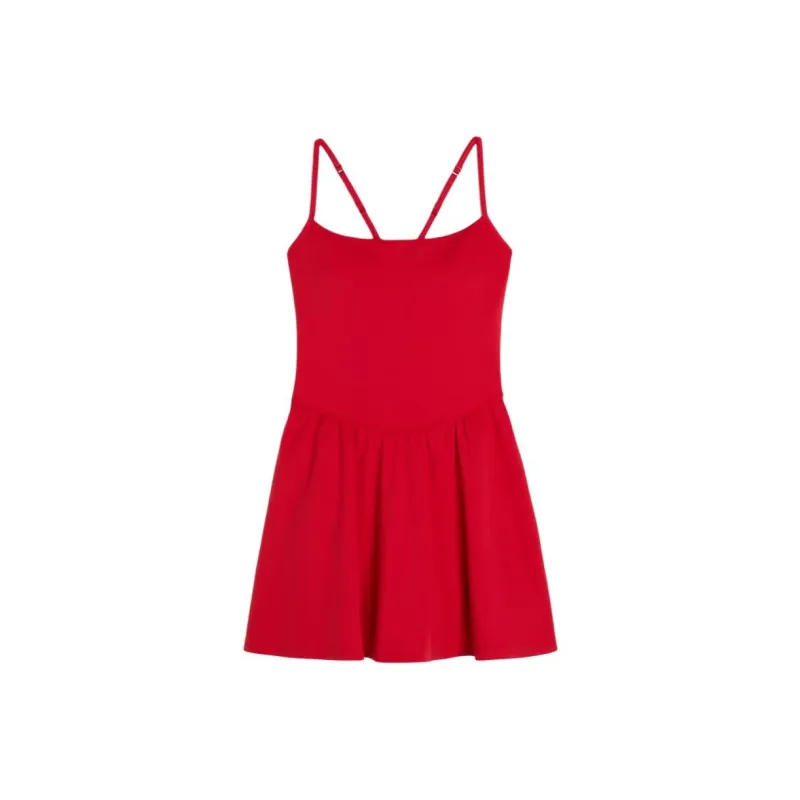 Hollister Slip Dress Women's Red-0
