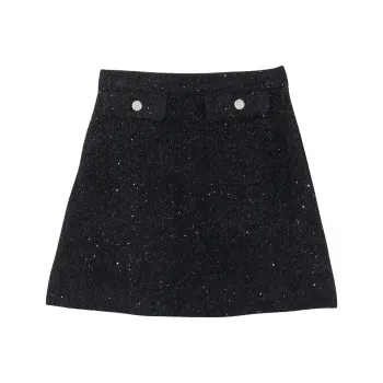 Sandro Casual Short Skirts Women's Black
