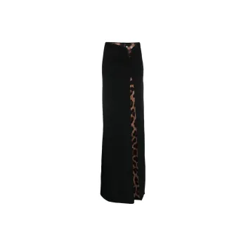 PHILIPP PLEIN Ruched Maxi Skirt