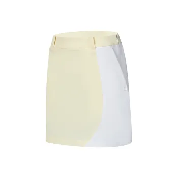 FILA Golf Series SS24 Casual Short Skirts Women's Pear Blossom Yellow