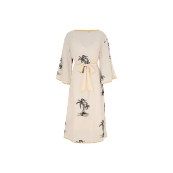 Zimmermann Long Sleeved Dresses Women's Cream Brown