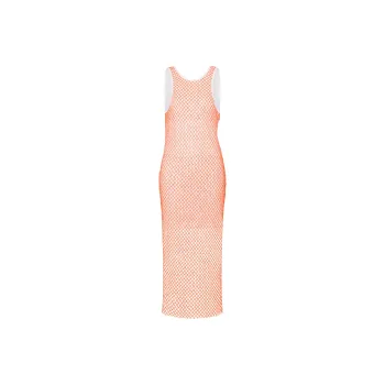 MOSCHINO Mesh Midi Dress