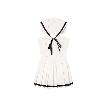 JOSR Sleeveless Dress Women's White