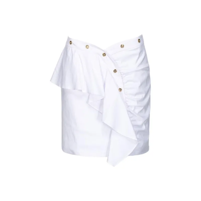 PINKO SS24 Casual Short Skirts Women's White-0