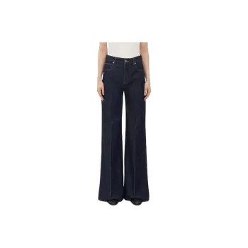 Bottega Veneta Mid Rise Palazzo Jeans