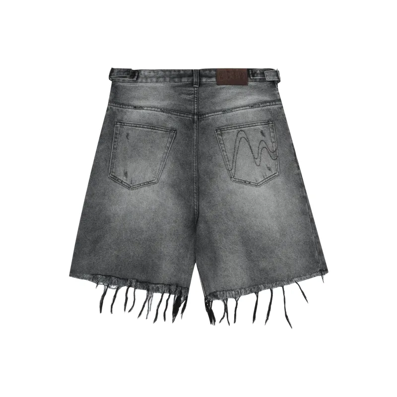MR.ENJOYDA MONEY Denim Shorts Unisex-3