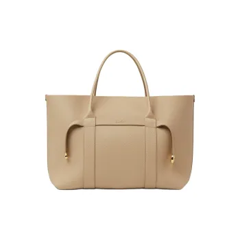 Loro Piana Ghiera Cow Leather Tote Bag, Shopping Bag, Handbag Large Size Women's Light Trench Coat