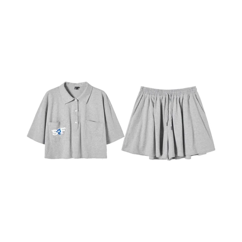SEENFAAN Two Piece Skirt Sets Women's-0