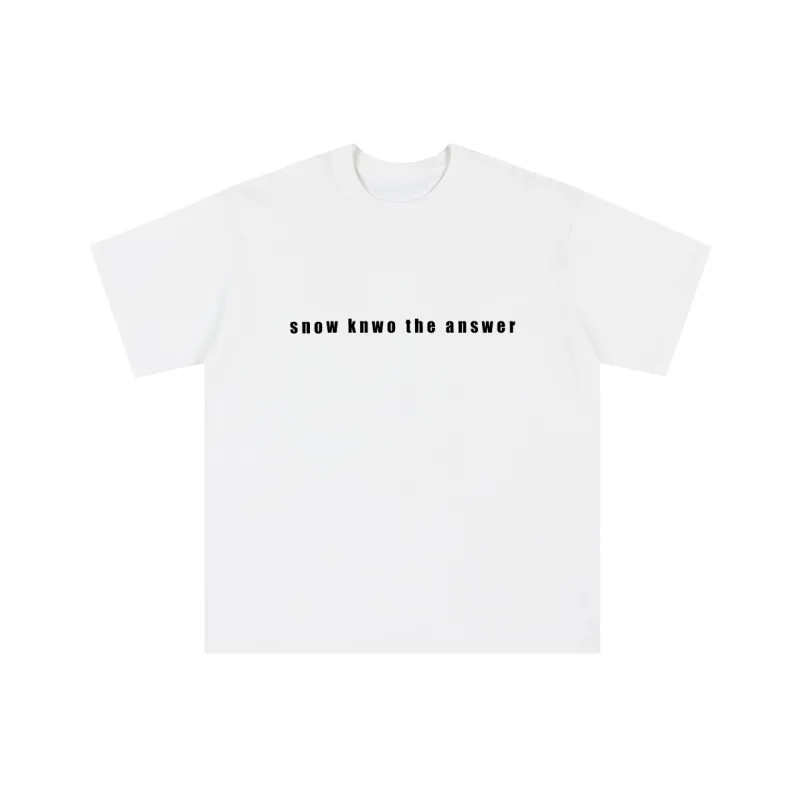 Snow Know The Answer SKTA T Shirt Unisex-9