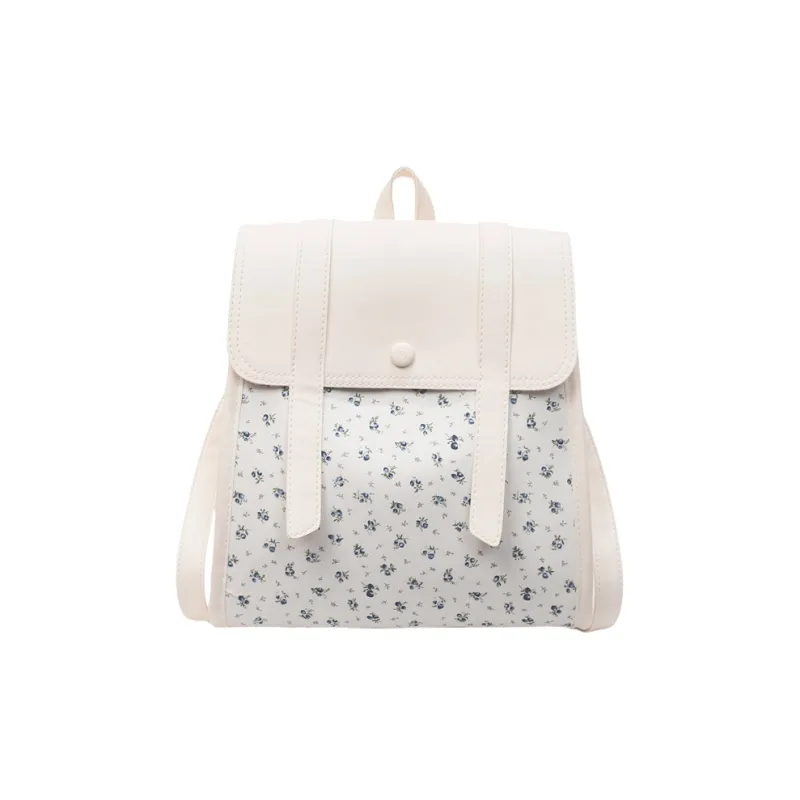 Bueno PU Backpack Women's Blue Floral/Red Floral-0
