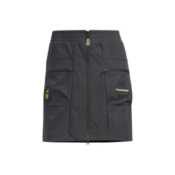 Adidas X Transformers Co branded Series Cargo Short Skirts Women's Carbon Black