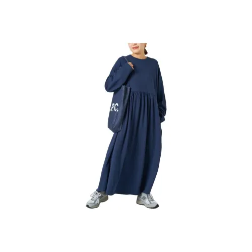 FREAK'S STORE Long Sleeved Dress Women's Marine Blue