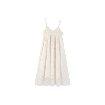 DOSOHEB Slip Dress Women's White