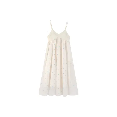 DOSOHEB Slip Dress Women's White