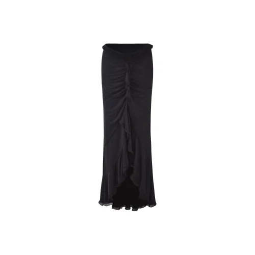 Tiger Mist HEAVEN MAXI SKIRT Casual Long Skirts Women's Black